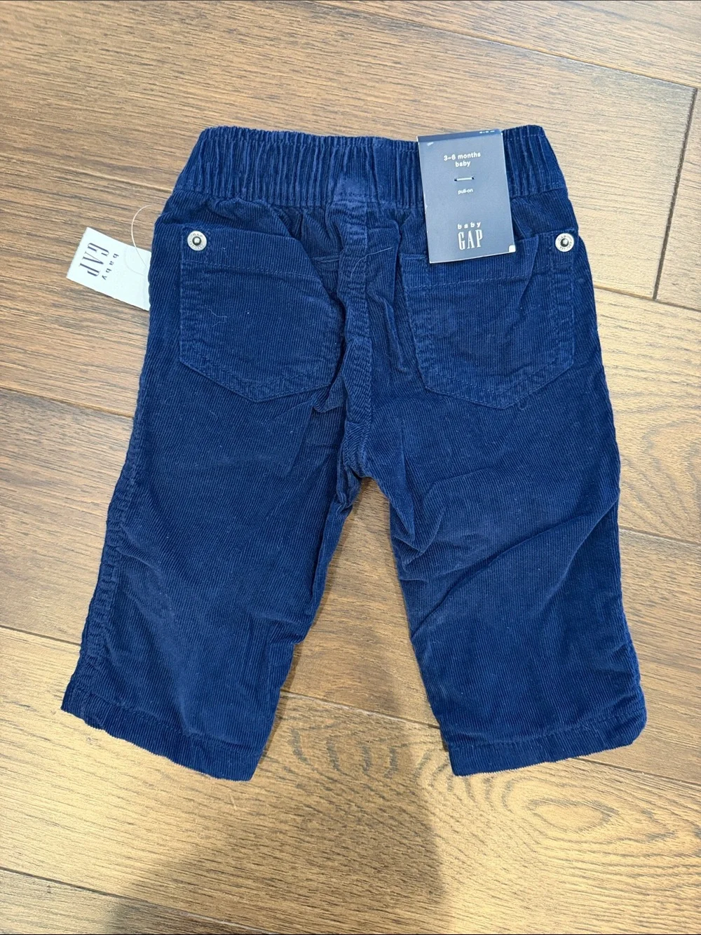 Baby Gap Navy Corduroy Pull-On Pants Size 3-6 Months NWT - C8-030